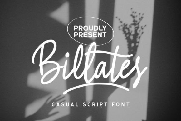 Billates: A Relaxed Script Typeface for Modern Editors