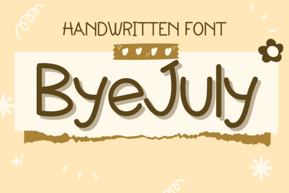 Byejuly Font: A Summer Script for Digital Joy