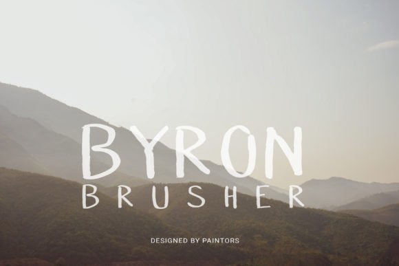 Byron Brusher Font for Creative Campaigns