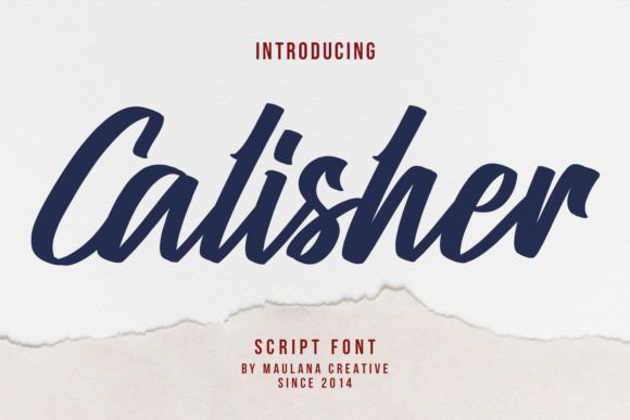 Calisher: A Script Font for Business Branding