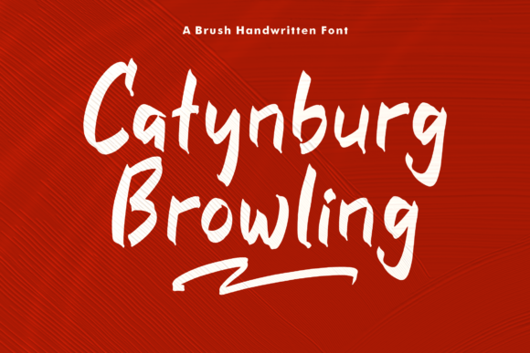 Catynburg Browling Font for Handmade Branding