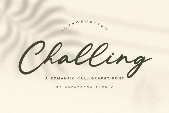 Challing: The Elegant Script Font for Editorial Design