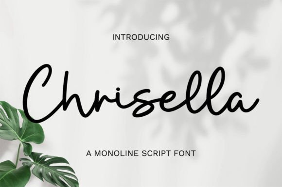 Chrisella Font: Elegant Script for Creative Makers