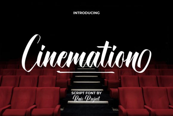 Cinemation Font for Creative Makers