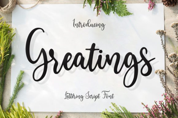 Greatings: The Perfect Handwritten Font for Crafters