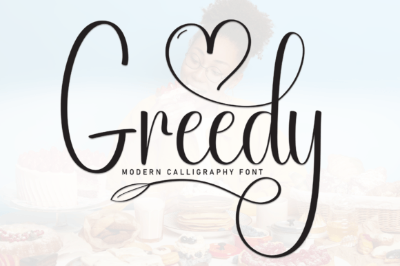 Greedy Font: A Playful Script for Joyful Editorial Design