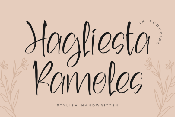 Hagliesta Ramoles: A Stylish Handwritten Font
