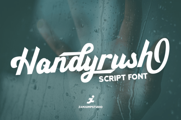 Handyrush: The 80s Script Font for Retro Branding