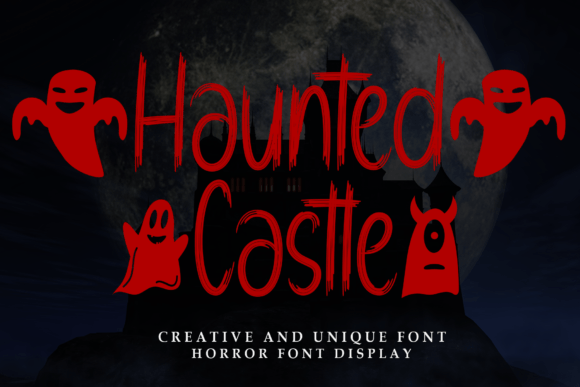 Haunted Castle Font: A Spooky Script for Editorial Design