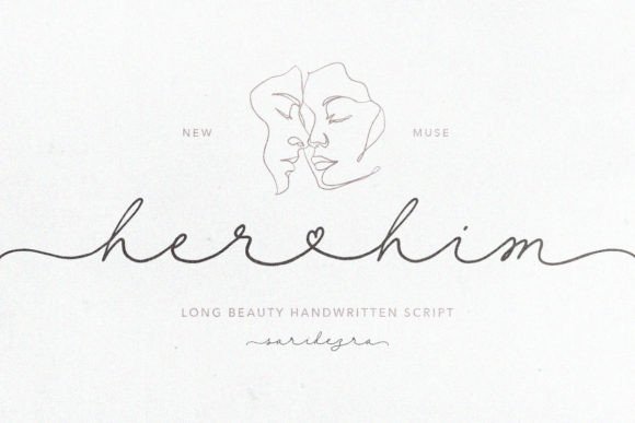 Her Him Font: Elevate Your Brand with Handwritten Style