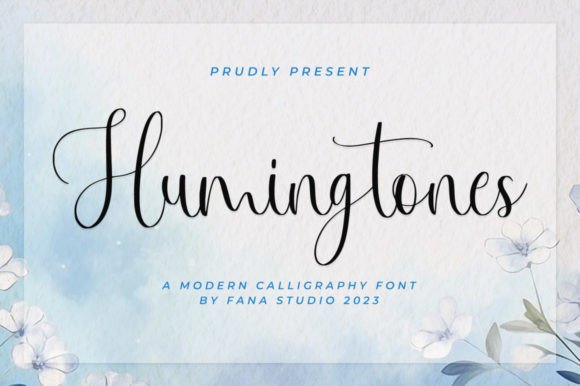Humingtones: A Stylish Script Font for Makers