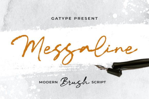 Messaline: A Relaxed Brush Script for Editorial Design
