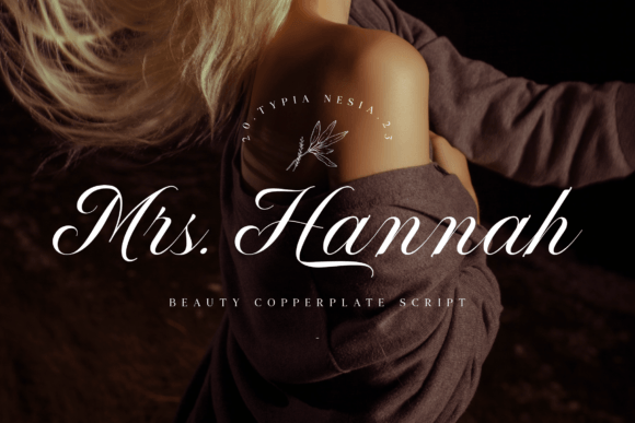 Mrs Hannah Font: Elegant Script for Handmade Brands
