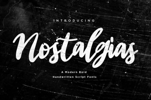 Nostalgias Font for Web Design