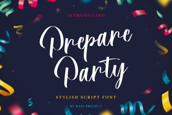 Prepare Party Font for Creative Projects